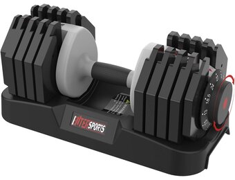 Verstelbare Dumbbells tot 27kg | 35% Korting | Ruimtebesparend