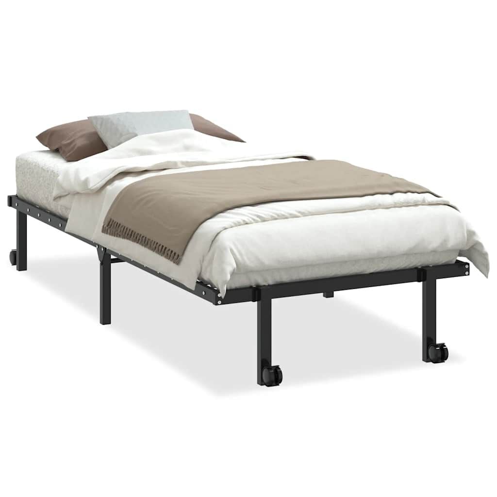 Opvouwbaar Bedframe Staal Zwart 90x190cm - 34% Korting!