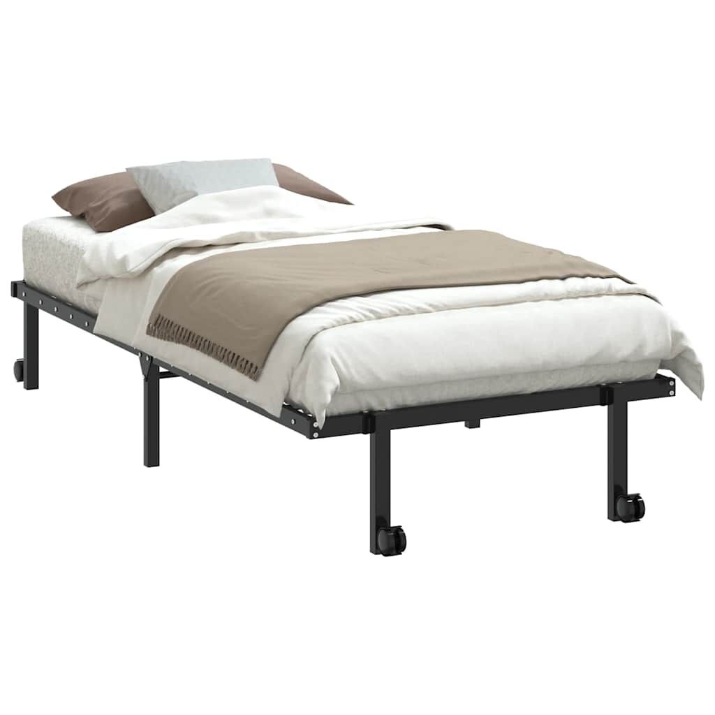 Opvouwbaar Bedframe Staal Zwart 90x190cm - 34% Korting!