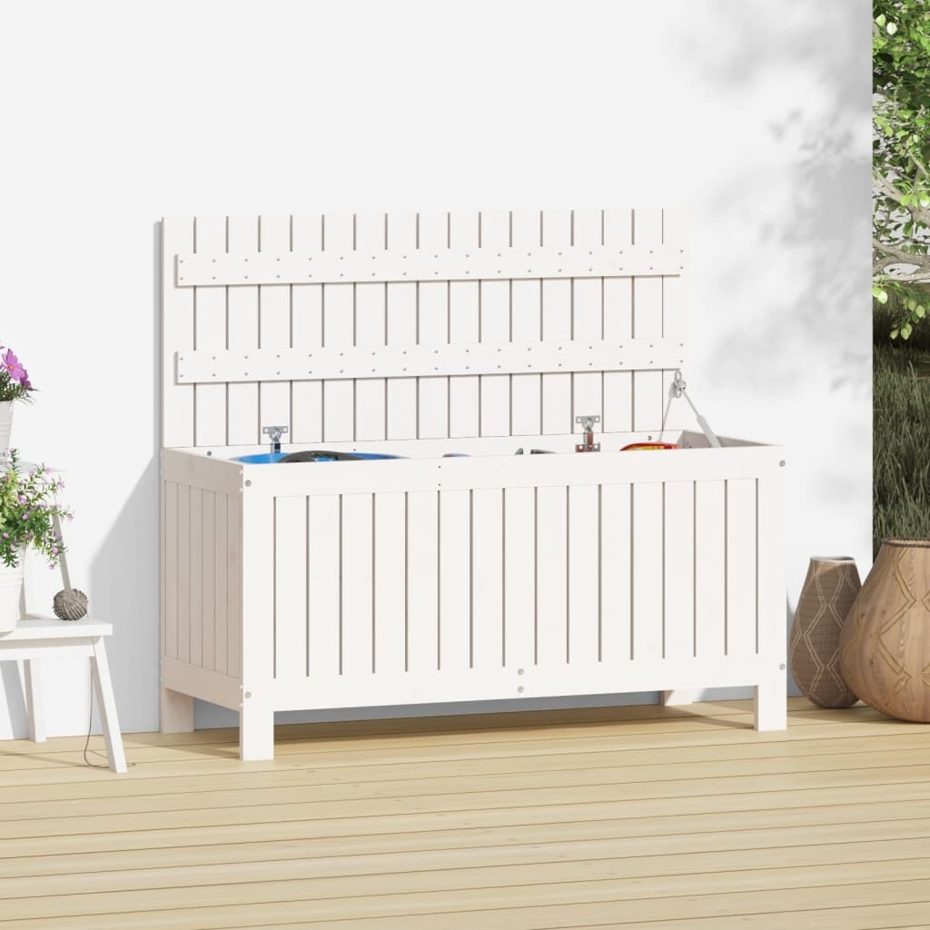 VidaXL Tuinbox Grenenhout Wit - 35% Korting!