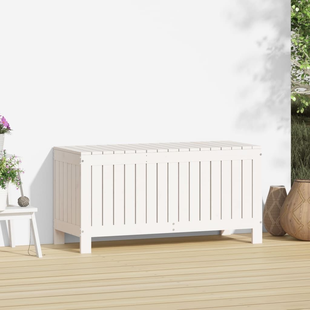 VidaXL Tuinbox Grenenhout Wit - 35% Korting!