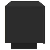 VidaXL TV-meubel Zwart Bewerkt Hout - 34% Korting!
