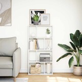 vidaXL Boekenkast Wit - 53% Korting