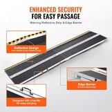 Rolstoeloprijplaat Aluminium 305 cm - 35% Korting!