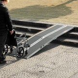 Rolstoeloprijplaat Aluminium 305 cm - 35% Korting!