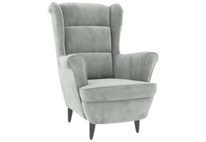 VidaXL Fauteuil Fluweel Lichtgrijs - 43% Korting