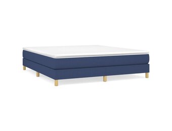 vidaXL Bedframe Blauw Stof 180x200 cm - 59% Korting!