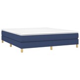 vidaXL Bedframe Blauw Stof 180x200 cm - 59% Korting!