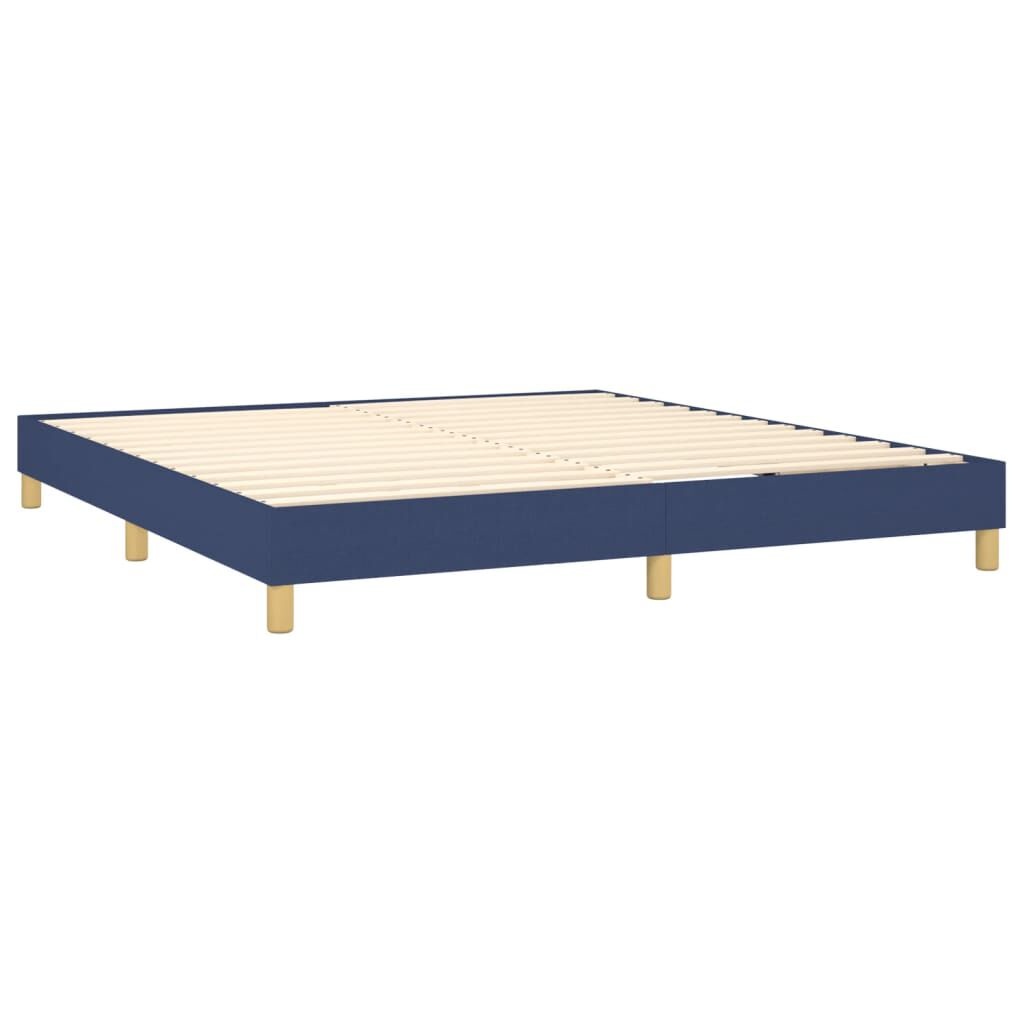 vidaXL Bedframe Blauw Stof 180x200 cm - 59% Korting!