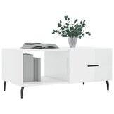 VidaXL Salontafel Wit Hoogglans (57% Korting)