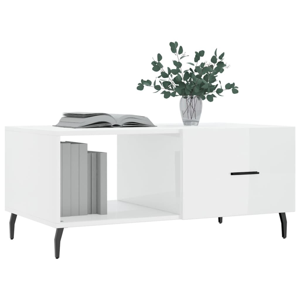 VidaXL Salontafel Wit Hoogglans (57% Korting)