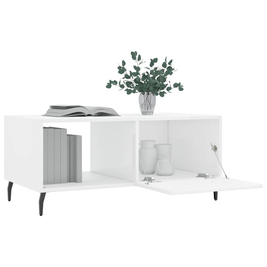 VidaXL Salontafel Wit Hoogglans (57% Korting)