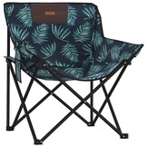vidaXL Campingstoelen 2 st met bladprint & korting - 34%