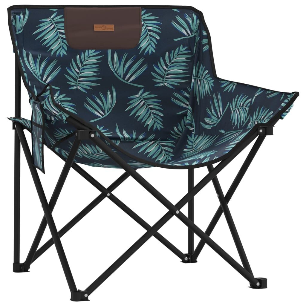 vidaXL Campingstoelen 2 st met bladprint & korting - 34%