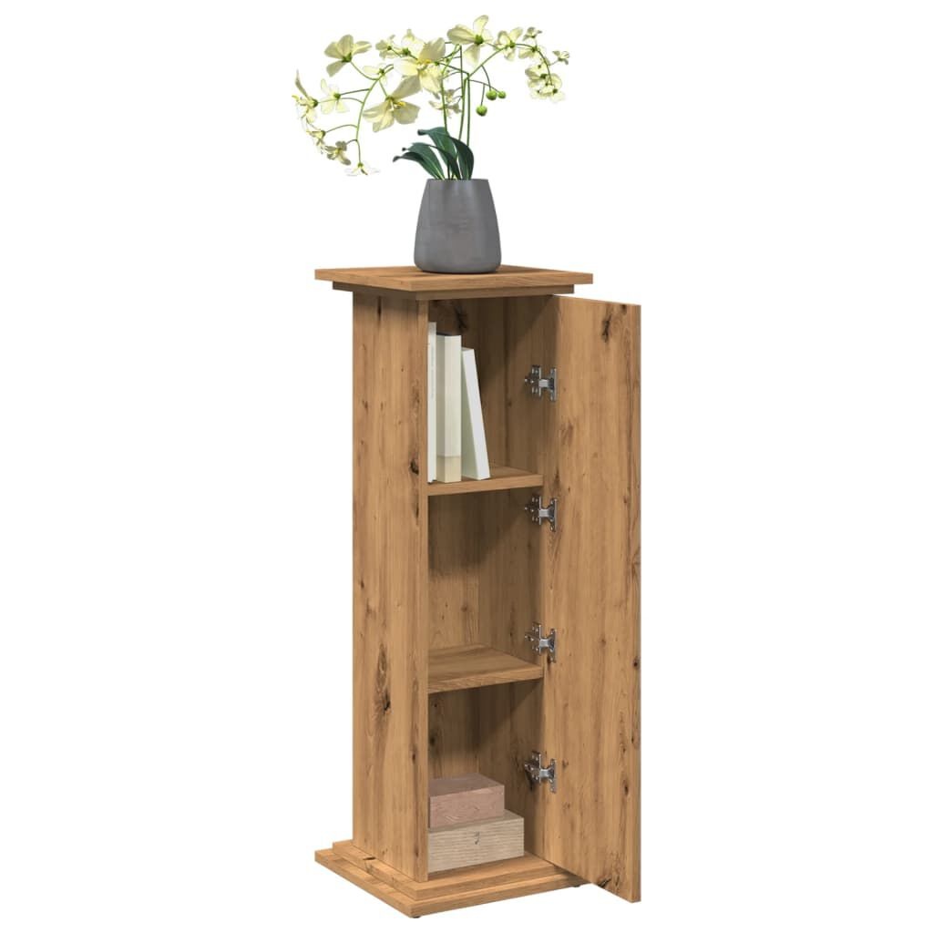 vidaXL Sokkel met Opbergruimte (31x30x90cm) - Artisanaal Eiken (29% Korting)