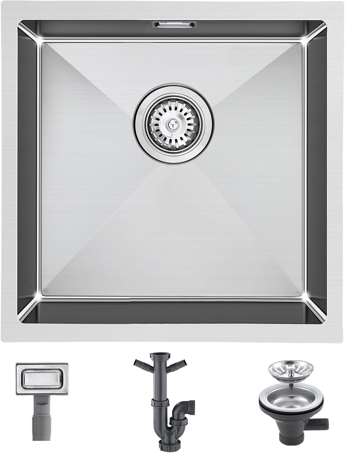Aanrecht 45x45cm Zwart - 30% Korting!