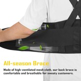 Lendensteunriem L - Verstelbaar - Dagelijks Werk & Tillen