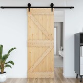 vidaXL NARVIK Deur Massief Grenenhout (70x210cm) - 34% Korting