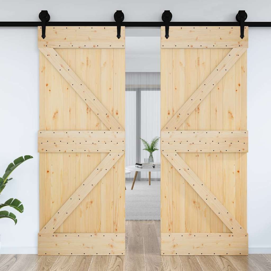 vidaXL NARVIK Deur Massief Grenenhout (70x210cm) - 34% Korting