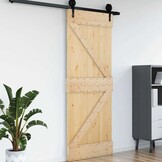 vidaXL NARVIK Deur Massief Grenenhout (70x210cm) - 34% Korting