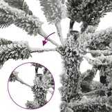 Smal Kerstboompje 120cm met Sneeuw - 33% Korting!