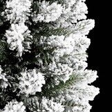 Smal Kerstboompje 120cm met Sneeuw - 33% Korting!