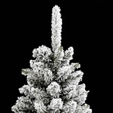 Smal Kerstboompje 120cm met Sneeuw - 33% Korting!