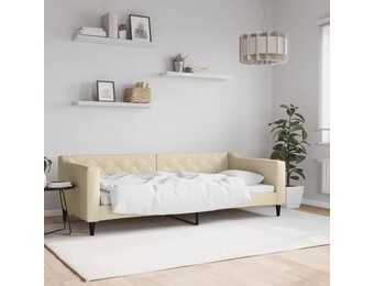 vidaXL Slaapbank Crème 90x200 cm | 35% Korting