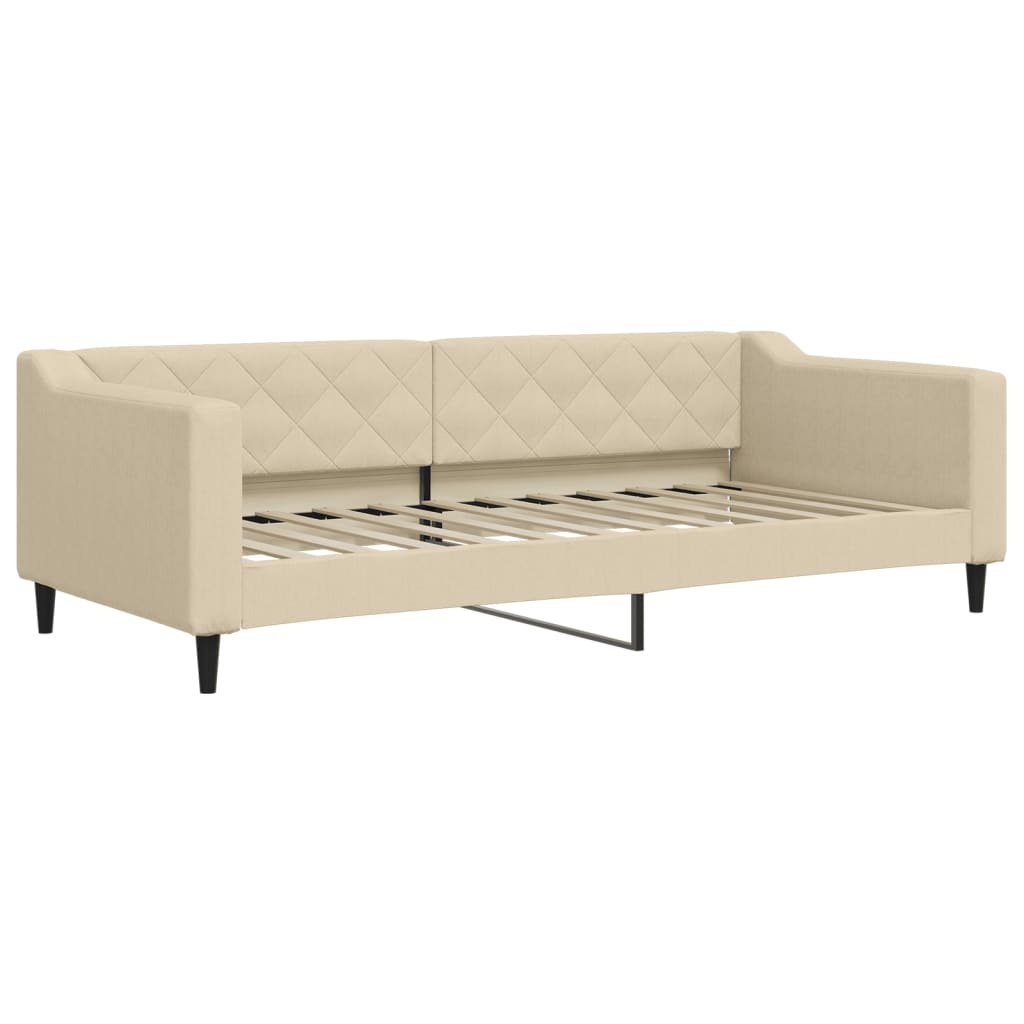 vidaXL Slaapbank Crème 90x200 cm | 35% Korting
