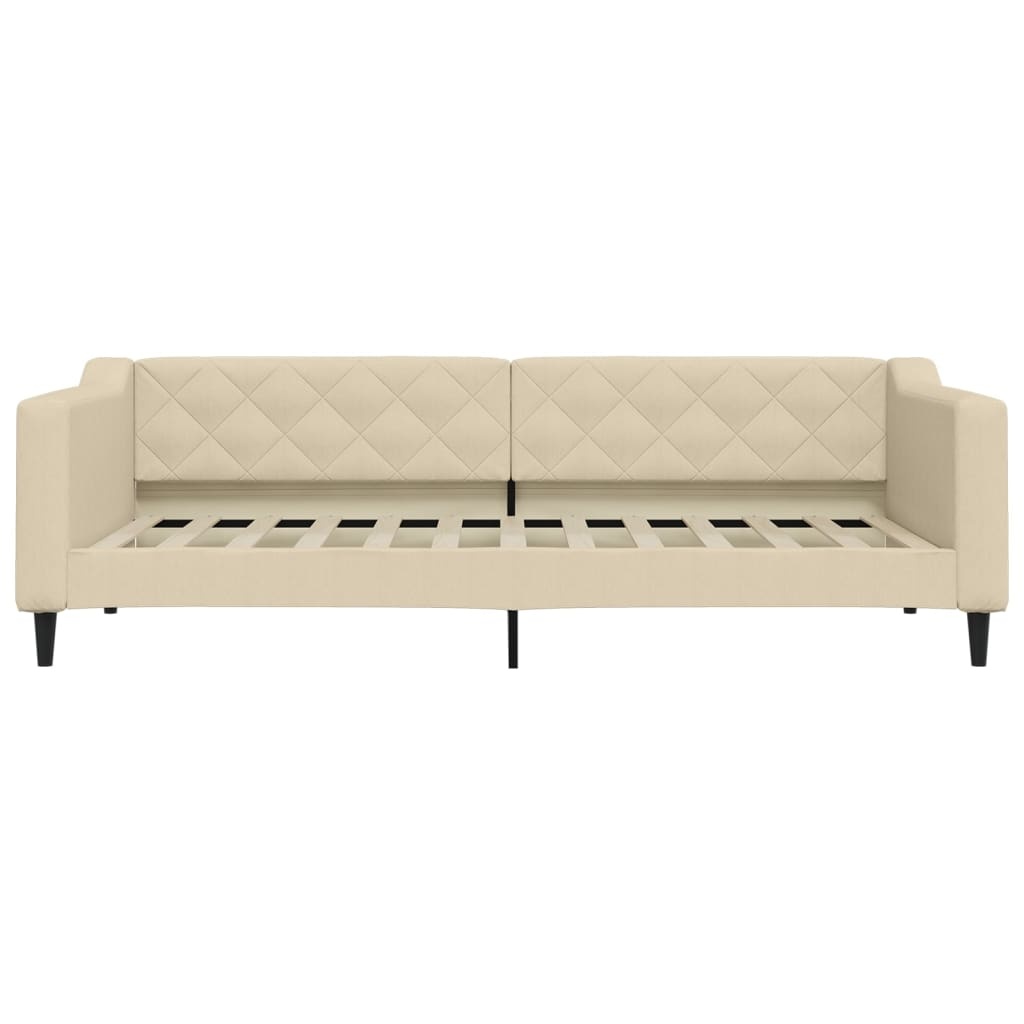 vidaXL Slaapbank Crème 90x200 cm | 35% Korting