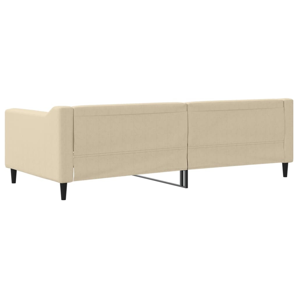 vidaXL Slaapbank Crème 90x200 cm | 35% Korting