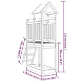 vidaXL Speeltoren met ladder - 49% Korting!