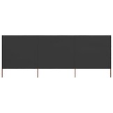 vidaXL Windscherm 3-panelen 400x120 cm Antraciet (52% Korting)