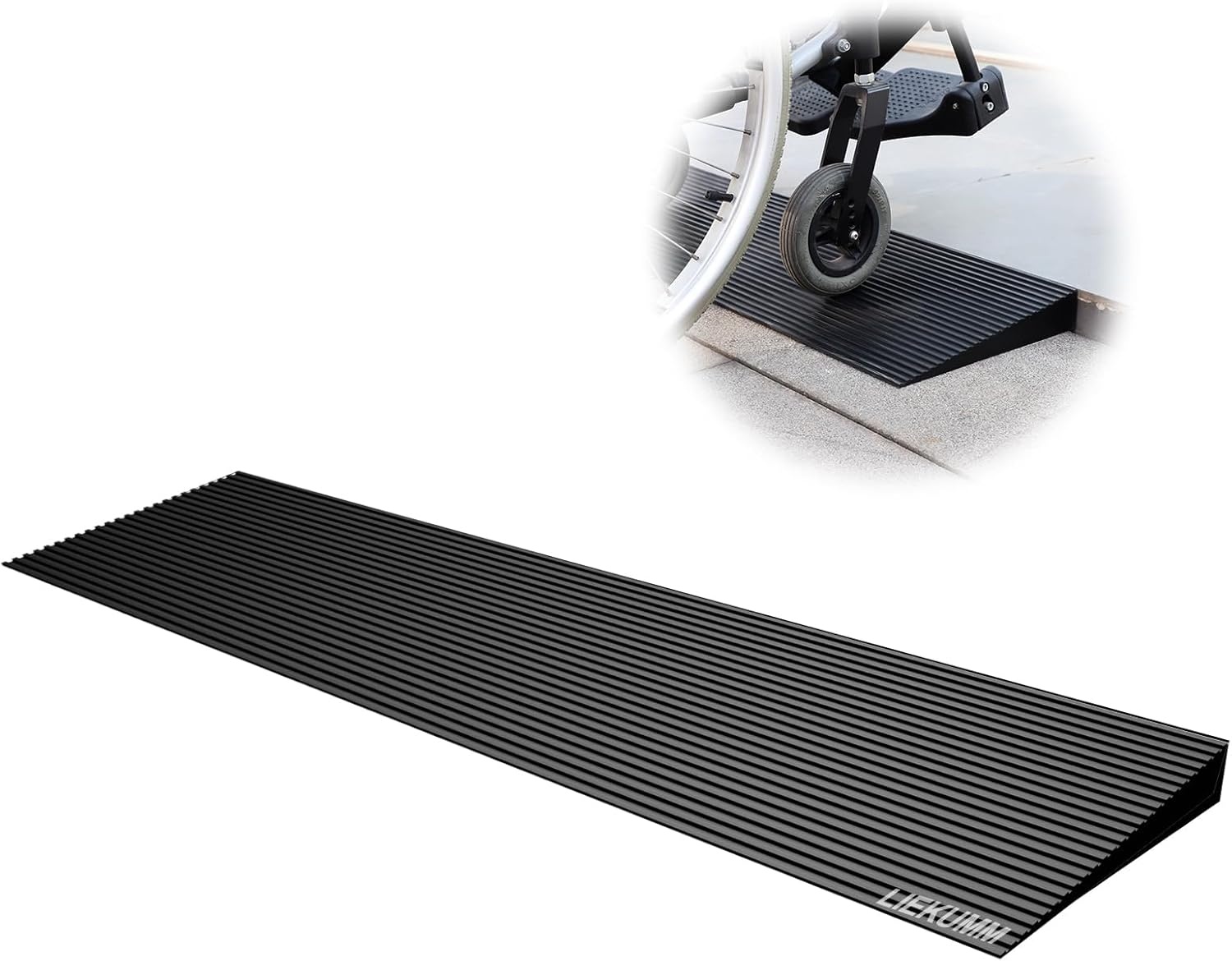 Antislip Rubberen Drempelhulp 91x20x3.5cm - 53% Korting!