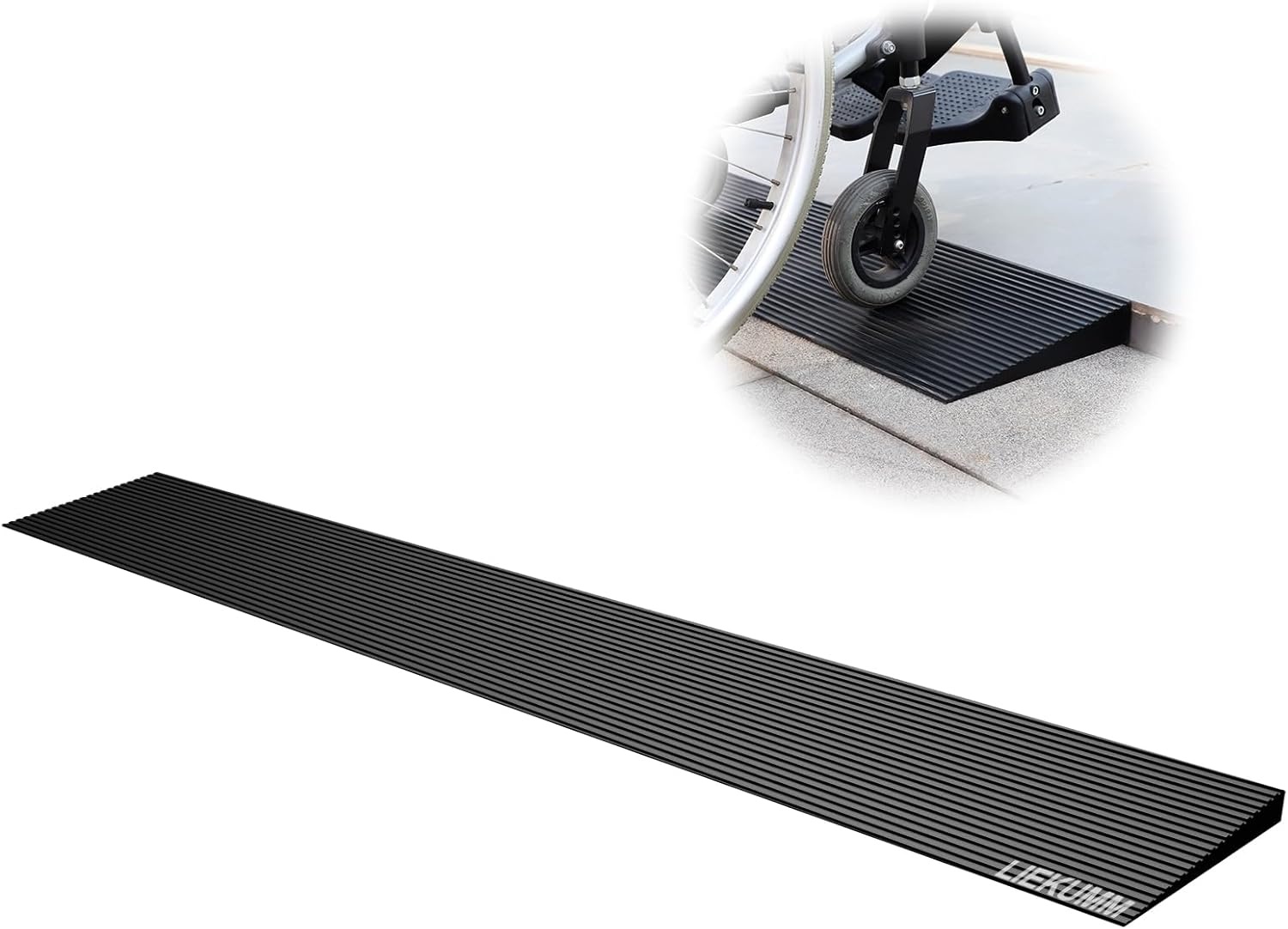 Antislip Rubberen Drempelhulp 91x20x3.5cm - 53% Korting!