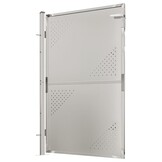 VidaXL Tuinpoort 100x145cm - RVS | 63% Korting