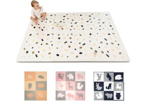 XXL Puzzelmat Baby 183x121 cm - Confetti Design - 29% Korting