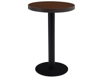 vidaXL Bistrotafel 50 cm MDF Donkerbruin - 54% Korting
