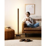 Houten LED Staande Lamp - Dimbaar & Greige - 32% Korting