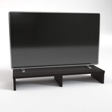 TV-standaard Schermverhoger Houten Grafiet (Nu 53% Korting!)