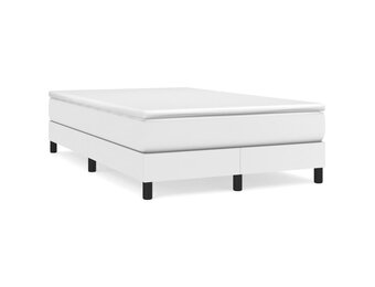 Retourtje: Wit Kunstleren Bedframe 120x200 cm - 62% Korting!