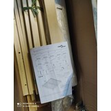 Retourtje: Wit Kunstleren Bedframe 120x200 cm - 62% Korting!
