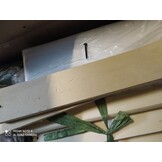 Retourtje: Wit Kunstleren Bedframe 120x200 cm - 62% Korting!