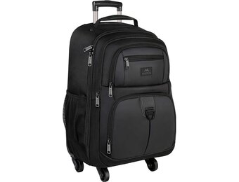 Reistrolley Rugzak Zwart Cabine 17" Laptop | 41% Korting