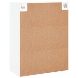 vidaXL Hangkast Wit - 69,5x34x90 cm - 51% Korting!