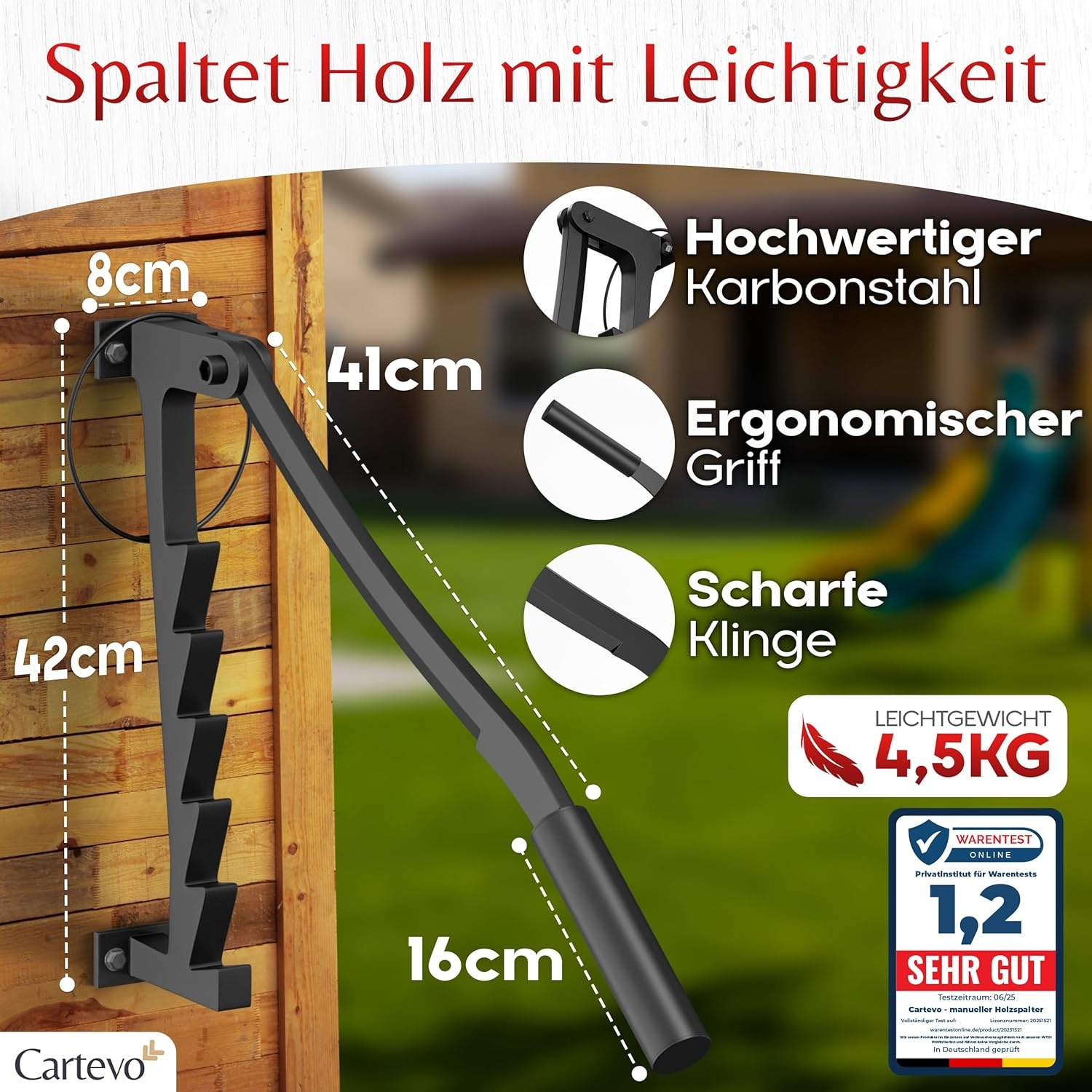 Handmatige Houtsplijter Wandhouder - 36% Korting!
