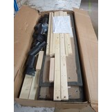 vidaXL Bedframe met Hoofdeinde (180x200cm) Grijs - 54% Korting