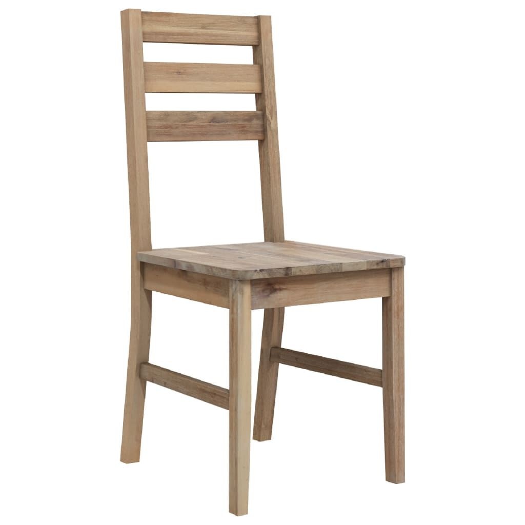 vidaXL Eetkamerstoelen 2 st. Massief Acaciahout - 35% Korting!