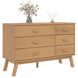 vidaXL Ladekast OLDEN Grenenhout Bruin - 35% Korting
