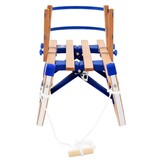 vidaXL Houten Sneeuwslee met Rugleuning, Inklapbaar - 35% Korting